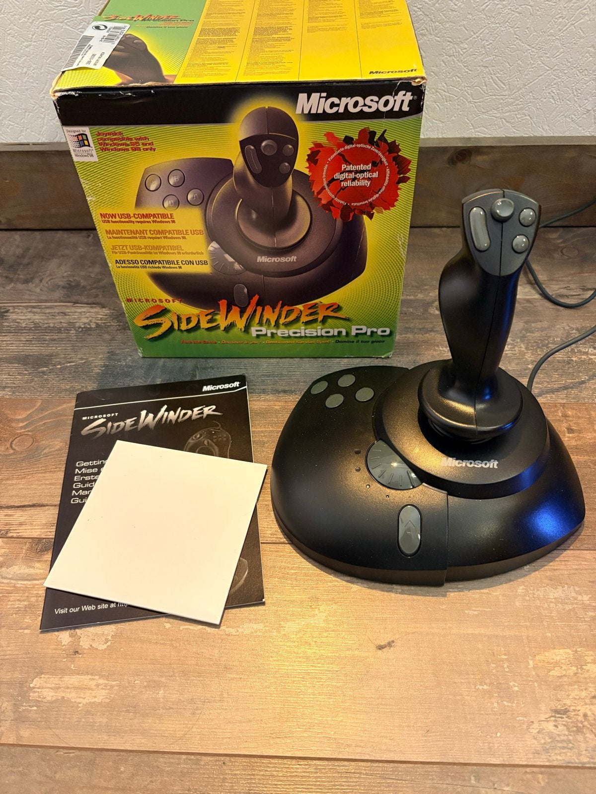 Microsoft SideWinder Precision Pro Joystick USB, Ophalen of Verzenden, Zo goed als nieuw