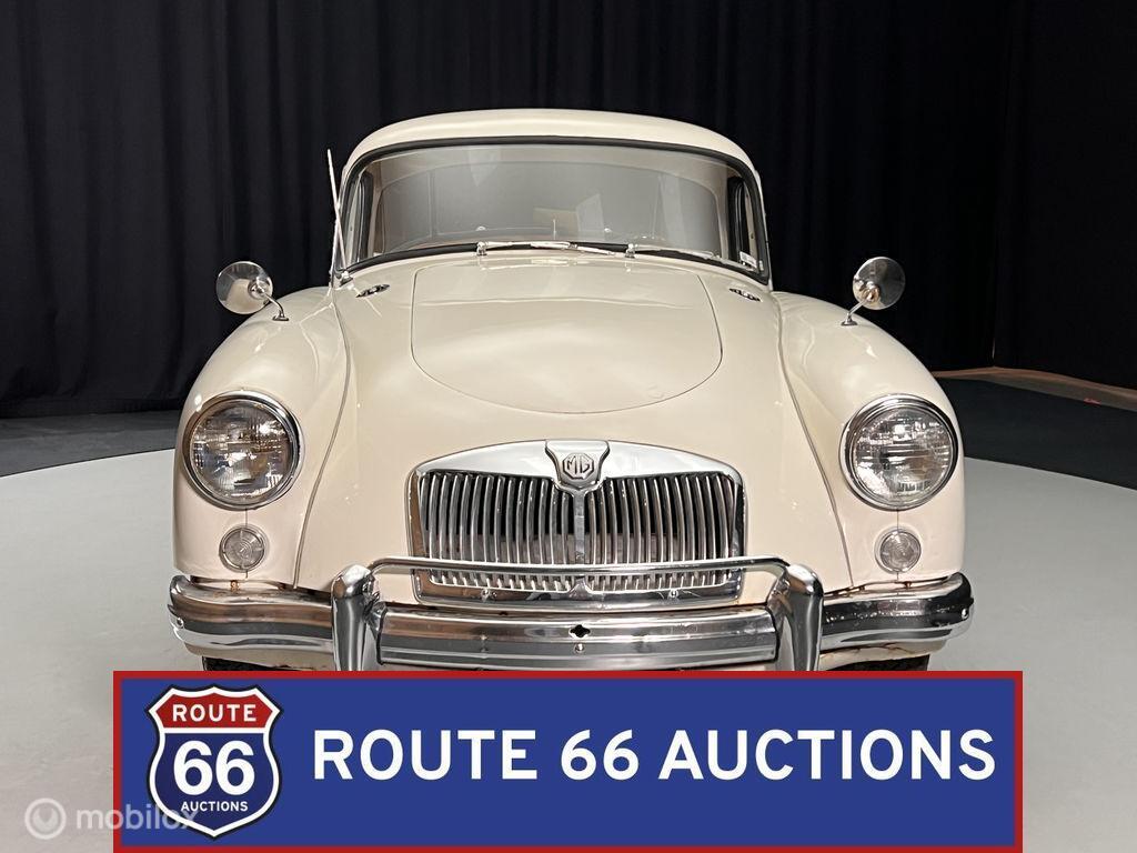 MG MGA Coupe 1500 | 1959 | Route 66 Auctions, Auto's, Oldtimers, Overige carrosserieën, Zwart, Bedrijf, Handgeschakeld