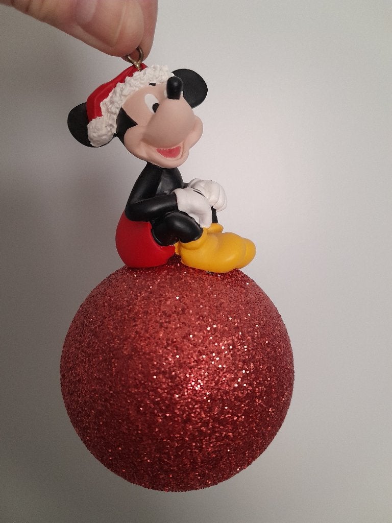 Disney kerstornament, Verzamelen, Disney, Ophalen of Verzenden, Mickey Mouse, Nieuw, Beeldje of Figuurtje