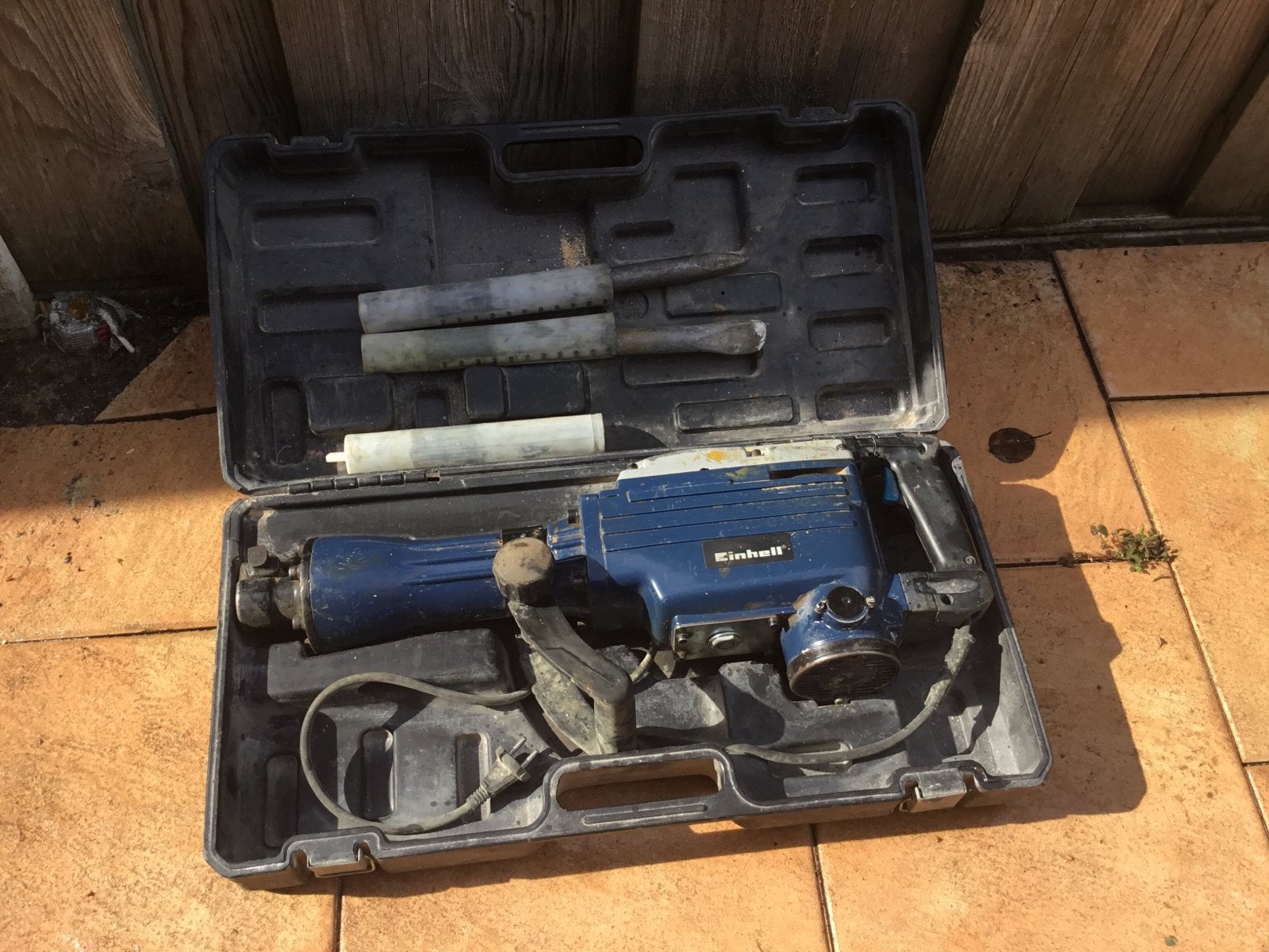 Einhell sloophamer met koffer en beitels, Ophalen, Gebruikt, Overige typen, Overige merken