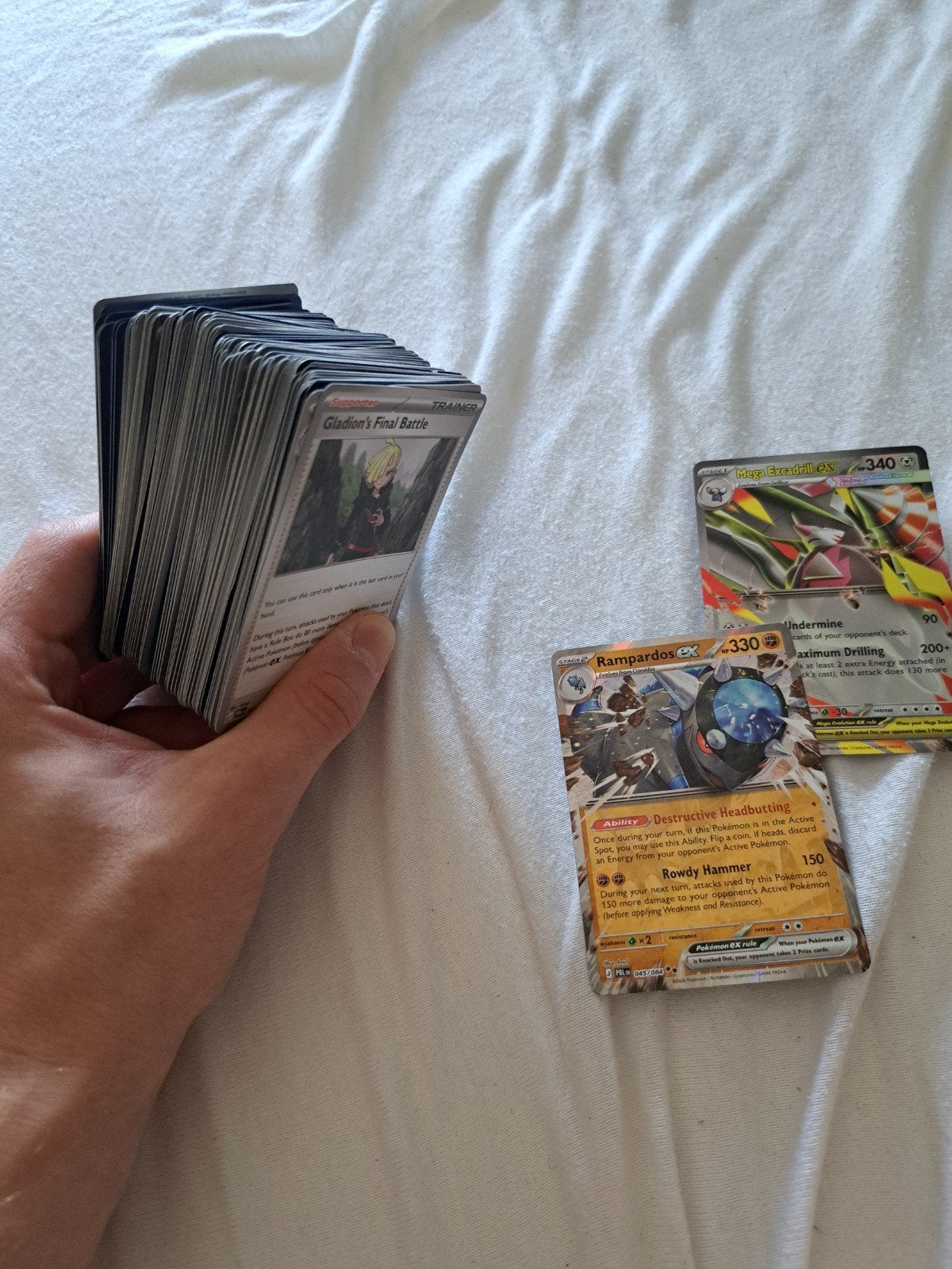(verkoop ook apart)~150 Pokémon kaarten met zeldzame EX kaar, Ophalen of Verzenden, Zo goed als nieuw, Meerdere kaarten