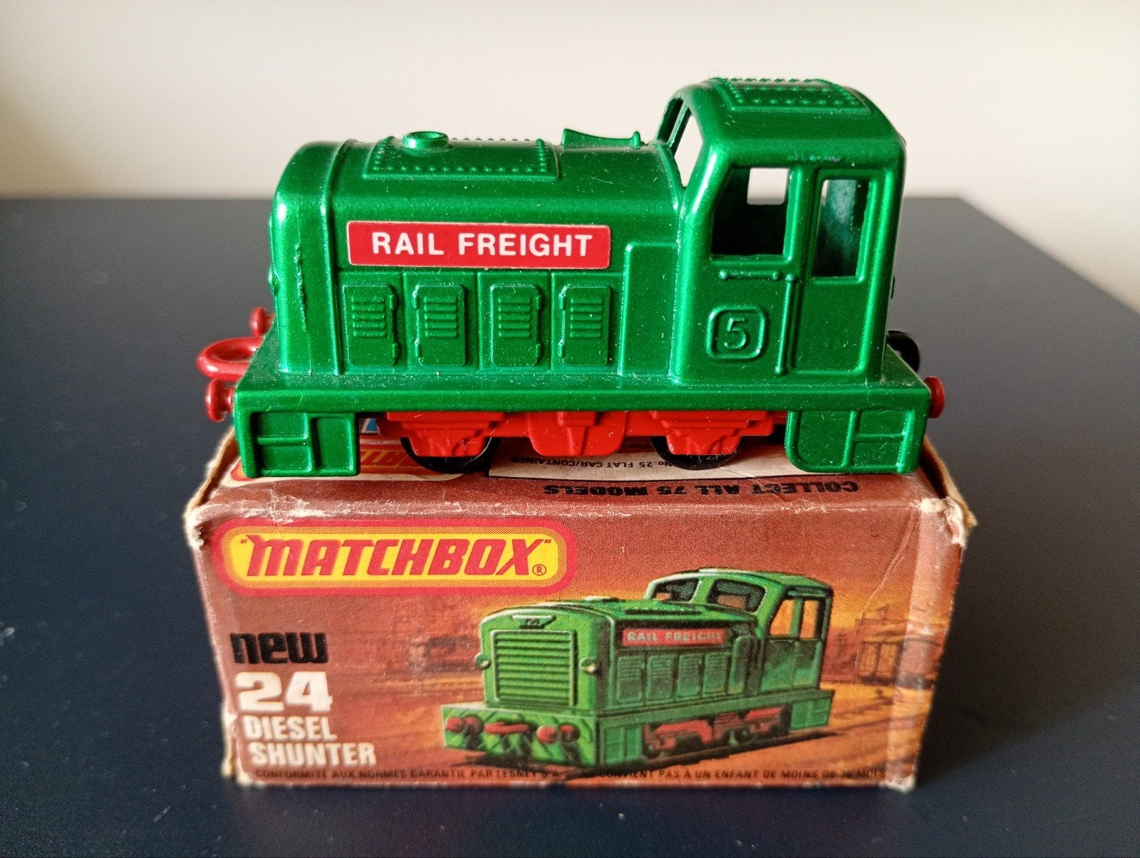 Lesney Matchbox Superfast #24 Diesel Shunter in doosje, Ophalen of Verzenden, Zo goed als nieuw, Auto