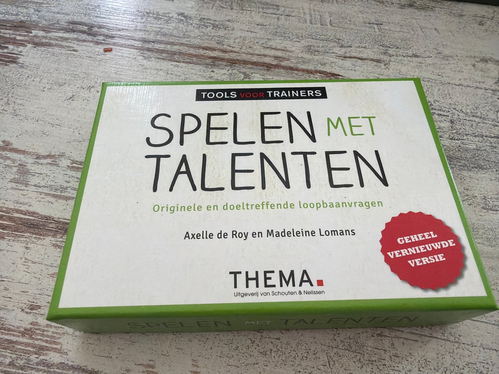 Spelen met Talenten - Originele en doeltreffende loopbaanvra, Een of twee spelers, Ophalen of Verzenden, Zo goed als nieuw