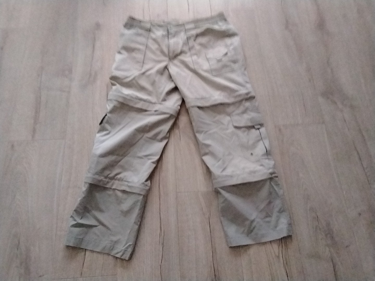 Heren outdoor broek beige 2x afrits baar merk canda  maat l, Ophalen of Verzenden, Kleding