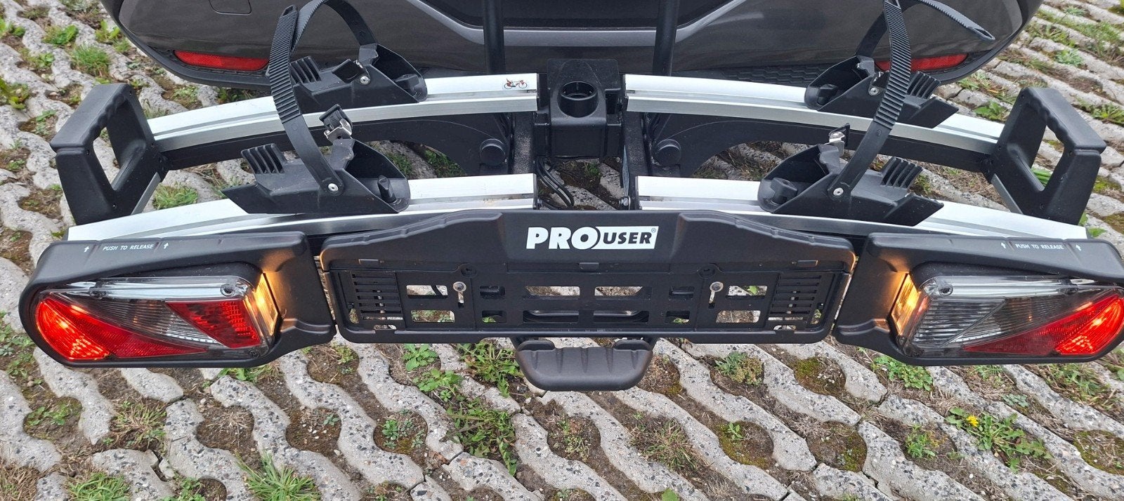 Pro User Diamant SG2 fietsendrager, Auto diversen, Ophalen, Zo goed als nieuw, Brede banden, 2 fietsen