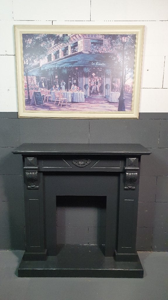 Groot brocante print schilderij Roy Aris, La Bisalta. S30, Huis en Inrichting, Tweedehands verkoop, Tweedehands verkoop, Gebruikt