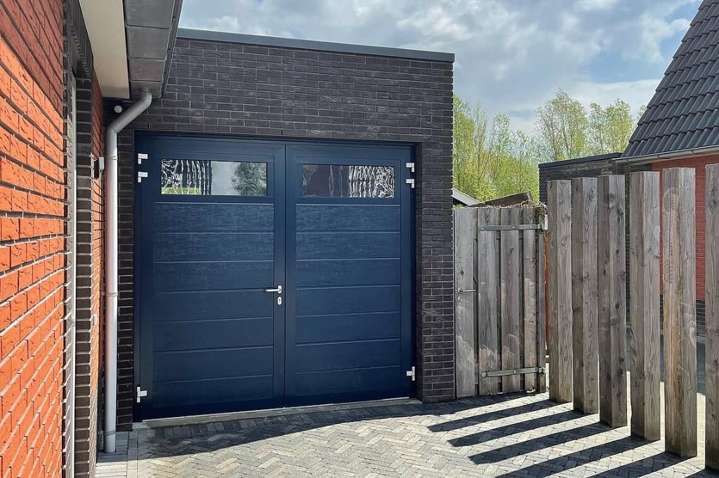 Novoferm Duoport - openslaande garagedeur - NIEUW, Ophalen, 120 cm of meer, 200 tot 215 cm, Garagedeur