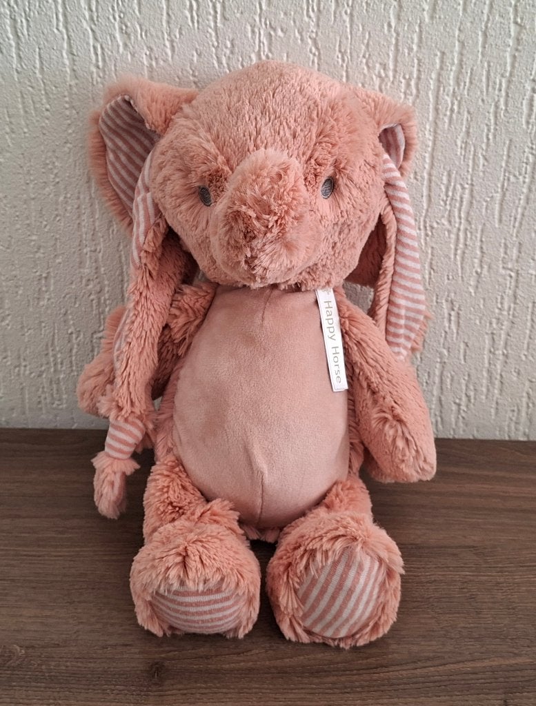 Knuffel van Happy Horse, Roze Olifant Emily, Happy Horse, Ophalen of Verzenden, Zo goed als nieuw, Middelgroot (20 tot 80 cm)