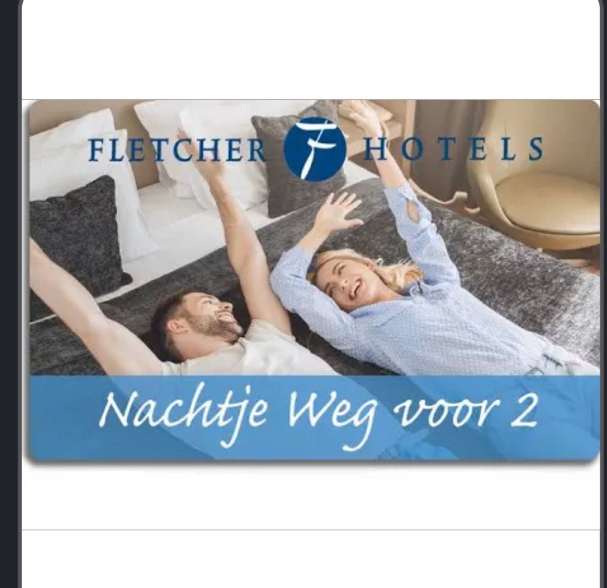 Fletcher hotelovernachting voor 2 personen