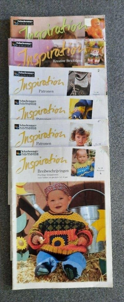 6 x Inspiration breiboeken, Ophalen of Verzenden, Zo goed als nieuw, Breien, Patroon of Boek