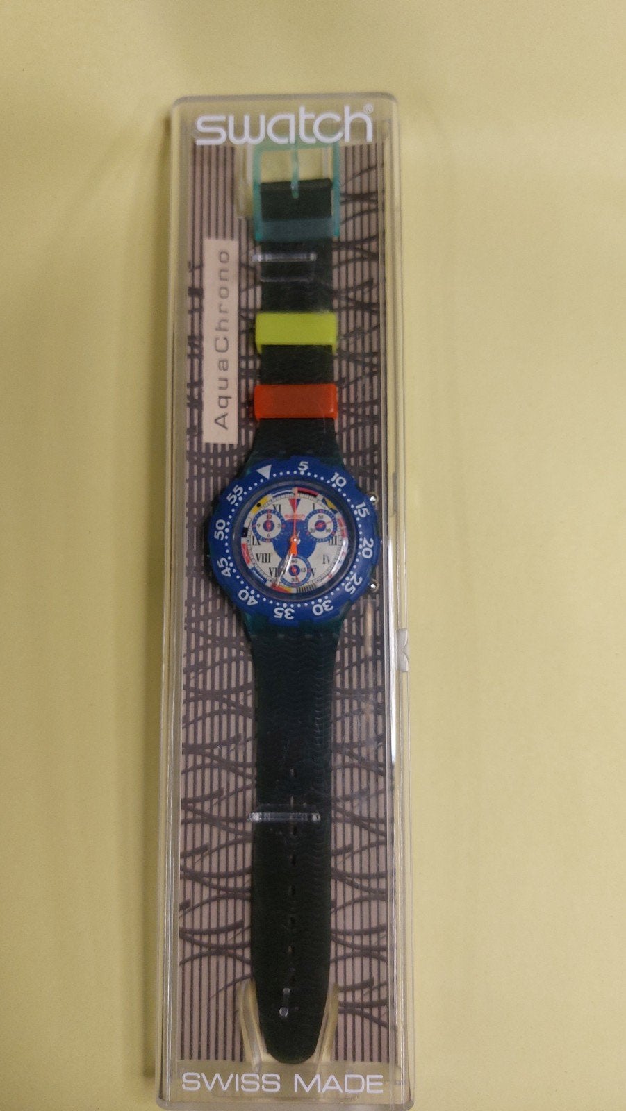 Swatch Aqua Chrono. SBN101., Sieraden, Tassen en Uiterlijk, Overige Accessoires, Verzenden