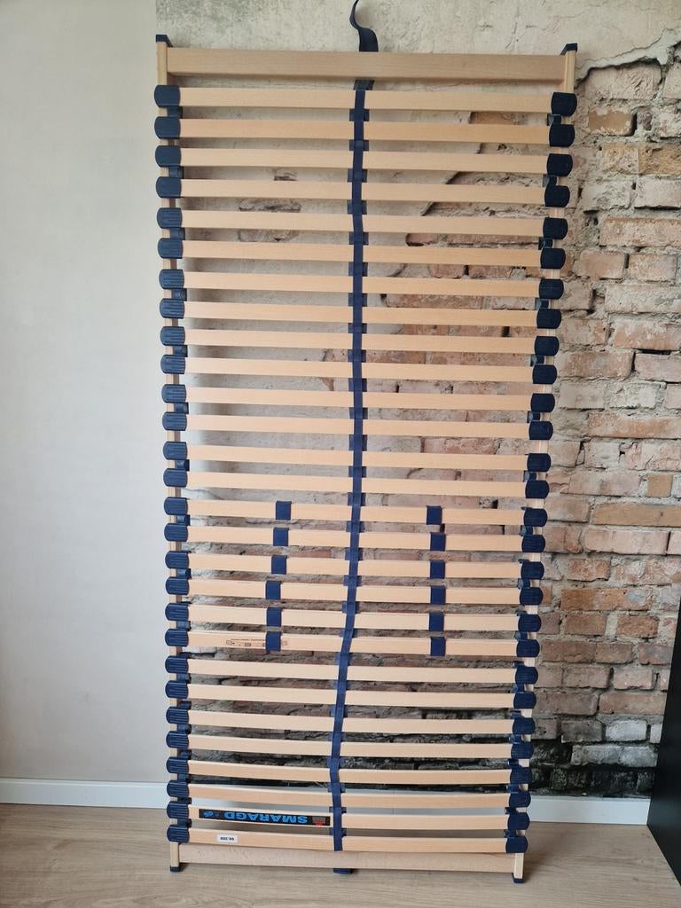 Lattenbodem 90/200, Ophalen, Zo goed als nieuw, Eenpersoons, 90 cm