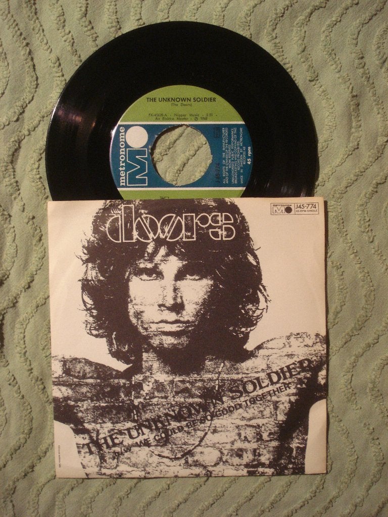 The Doors 7" Vinyl Single: ‘The unknown soldier’ (Zweden), Cd's en Dvd's, Ophalen of Verzenden, Gebruikt, 7 inch, Rock en Metal