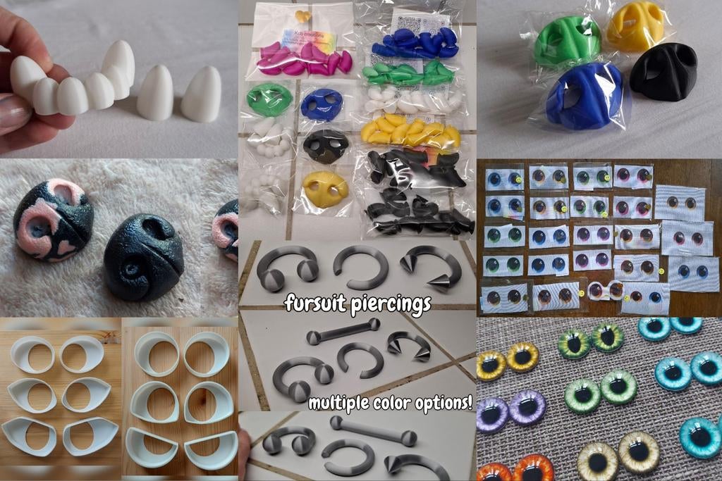 Fursuit supplies available in multiple colors and sizes!, Ophalen of Verzenden, Nieuw