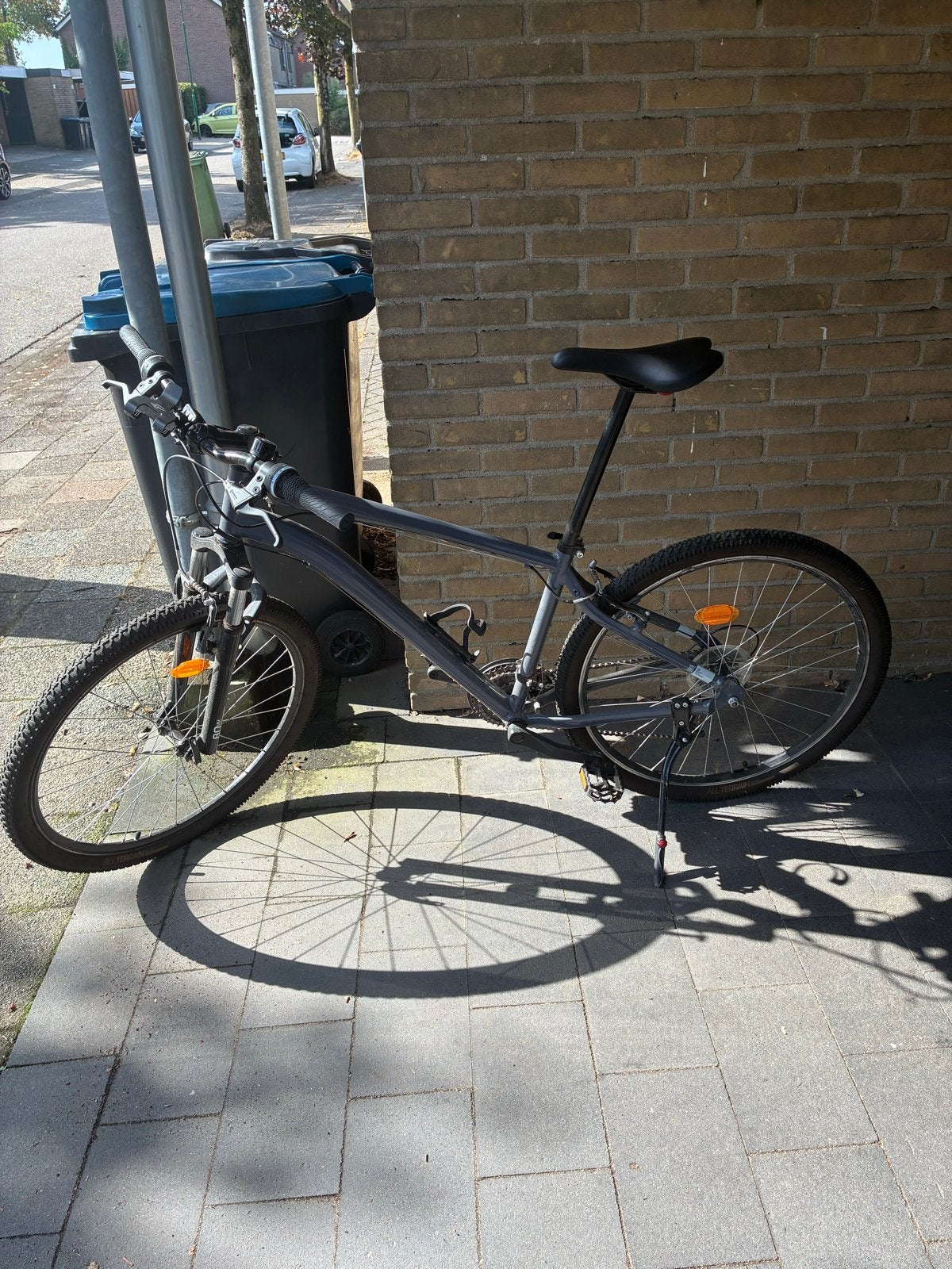 Rockrider Mountainbike van Decathlon, Gebruikt, Hardtail, Velgrem, Ophalen