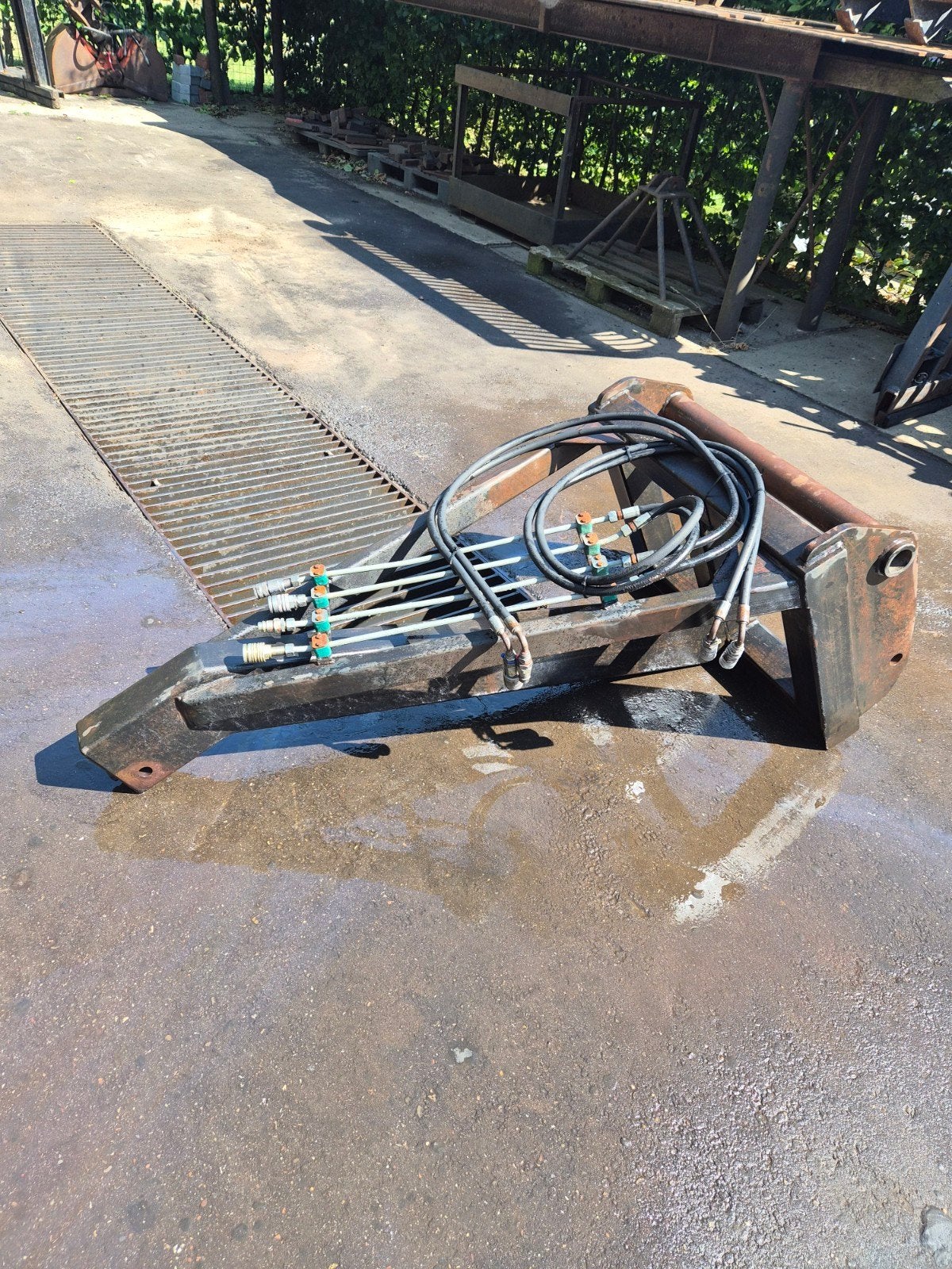 Jib hijsjib Manitou verlenggiek, Ophalen, Gebruikt