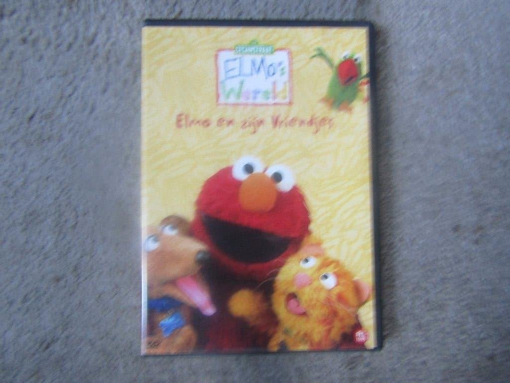DVD: Elmo's wereld - elmo en zijn vriendjes, Gebruikt, Alle leeftijden, Poppen, Inclusief doosje
