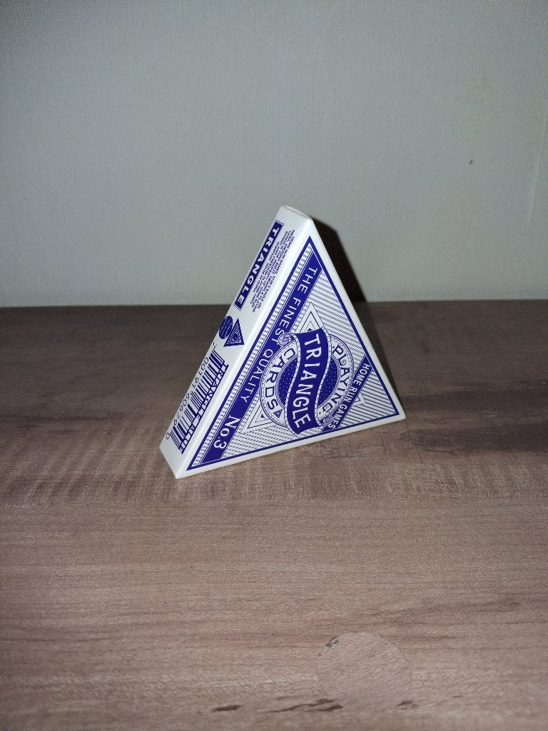 Triangle Playing Cards Blue – driehoekige speelkaarten, Ophalen of Verzenden, Speelkaart(en)