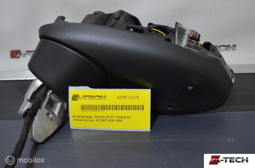 Buitenspiegel links Audi A3 8Y LO-15 8Y2857409F 9B9, Gebruikt, Ophalen of Verzenden