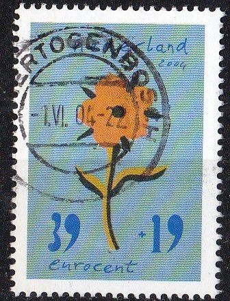 Zomerzegels, Bloem en Kunst - gebruikt – NVPH 2256, Ophalen of Verzenden, Na 1940, Gestempeld
