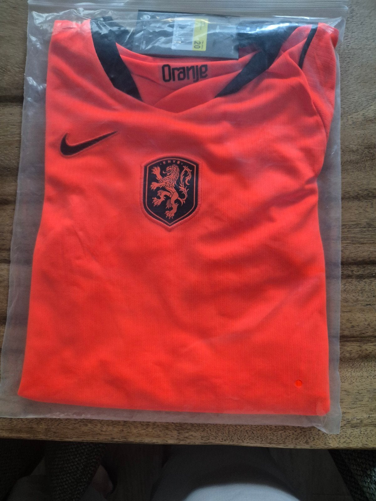 Oranje Nike Voetbalshirt - Nieuw in verpakking, Maat XS of kleiner, Ophalen of Verzenden, Nieuw, Shirt