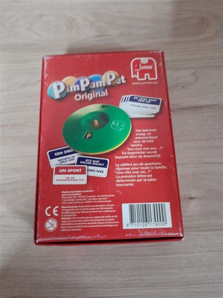Pim pam pet original - s4947, Hobby en Vrije tijd, Gezelschapsspellen | Bordspellen, Verzenden, Zo goed als nieuw