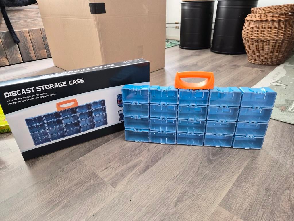 Diecast Opbergkoffer voor Modelauto's - 20 Vakken, Ophalen, Nieuw, Overige typen, Overige merken