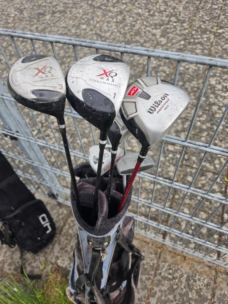 Golfset met tas - XQ Max, Wilson Prostaff, Ophalen of Verzenden, Gebruikt, Set, Overige merken