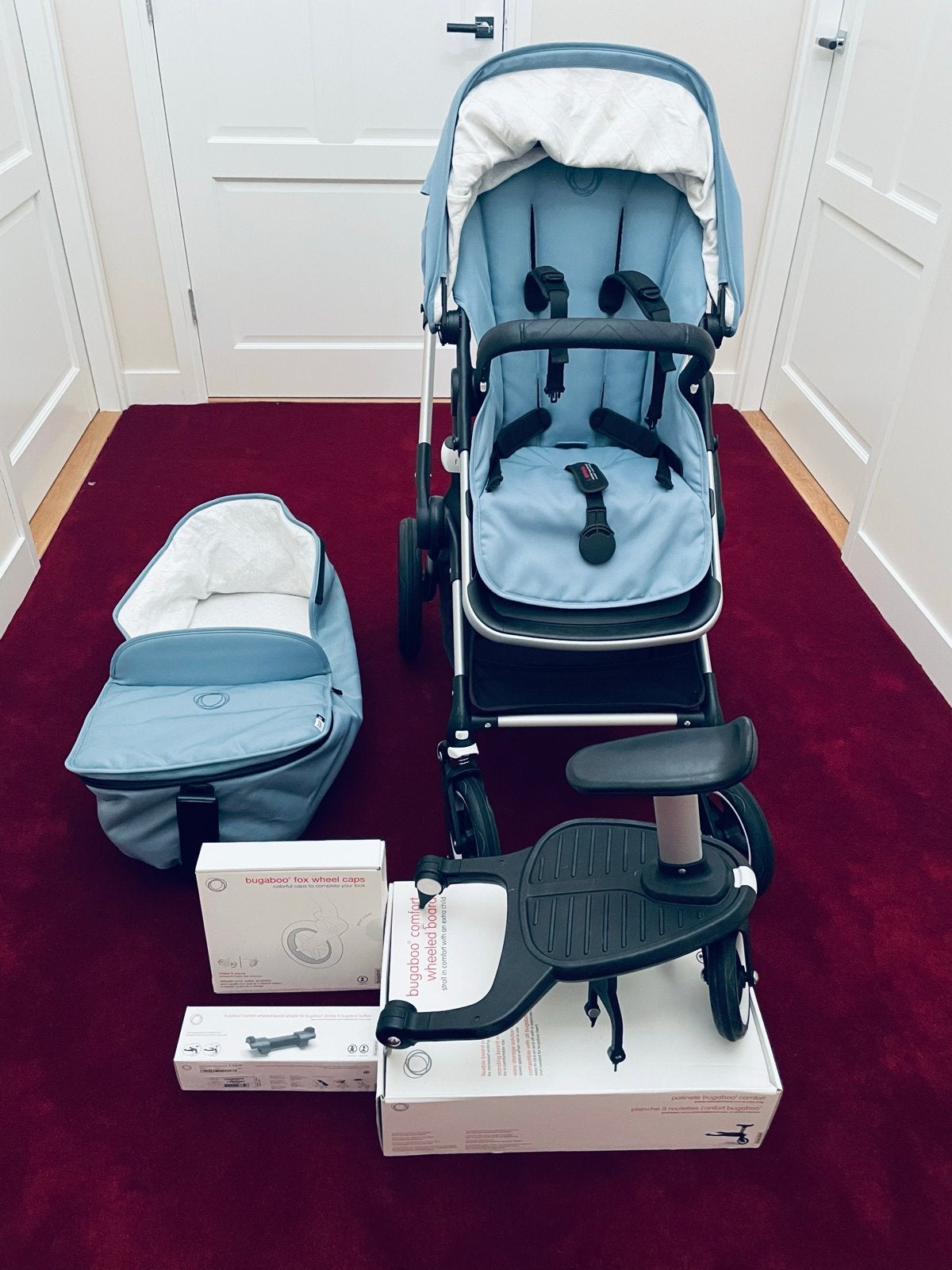 Bugaboo Fox 2 Combiwagen met reiswieg, Ophalen, Bugaboo, Zo goed als nieuw, Combiwagen