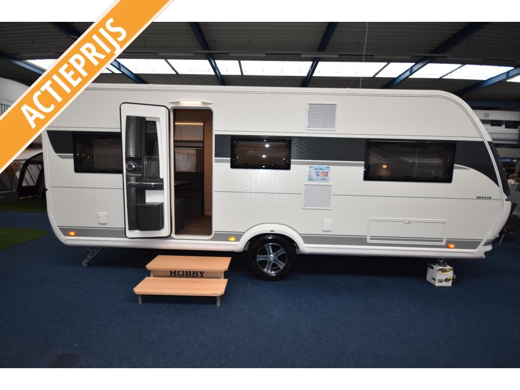 Hobby Maxia 585 UL INCL.TUSSENB./C6E/VLOERV., Caravans en Kamperen, Rondzit, Hobby, Bedrijf, Overige typen