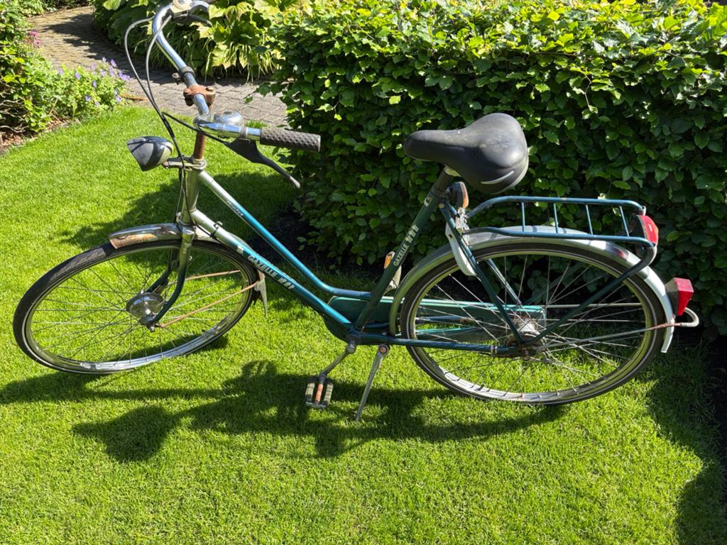 Gazelle damesfiets groen, Ophalen, Gebruikt, Gazelle