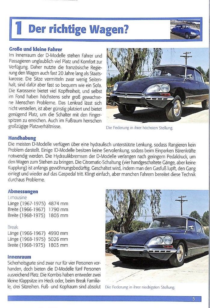 Citroën DS & ID Praxisratgeber Klassikerkauf, Verzenden