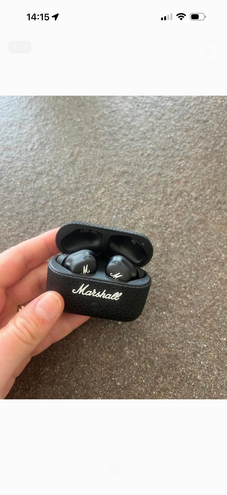 Marshall Motif II ANC – Draadloze  met noise cancelling, Telecommunicatie, Ophalen of Verzenden, Zo goed als nieuw, Bluetooth