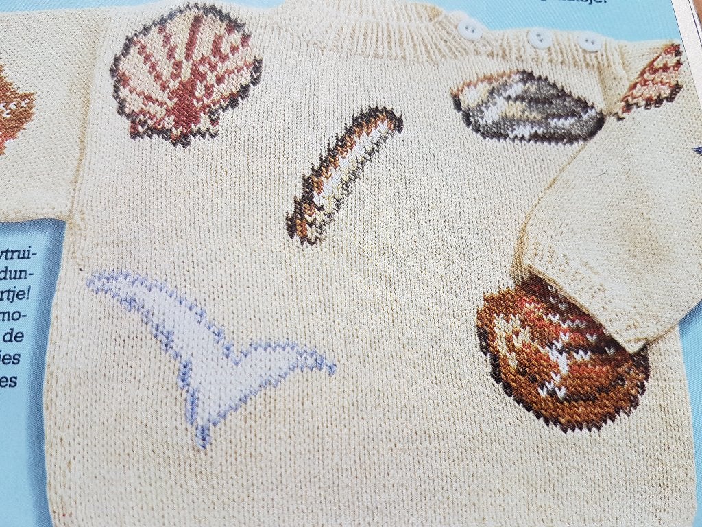 Strand trui breipatroon, Ophalen of Verzenden, Zo goed als nieuw, Breien, Patroon of Boek