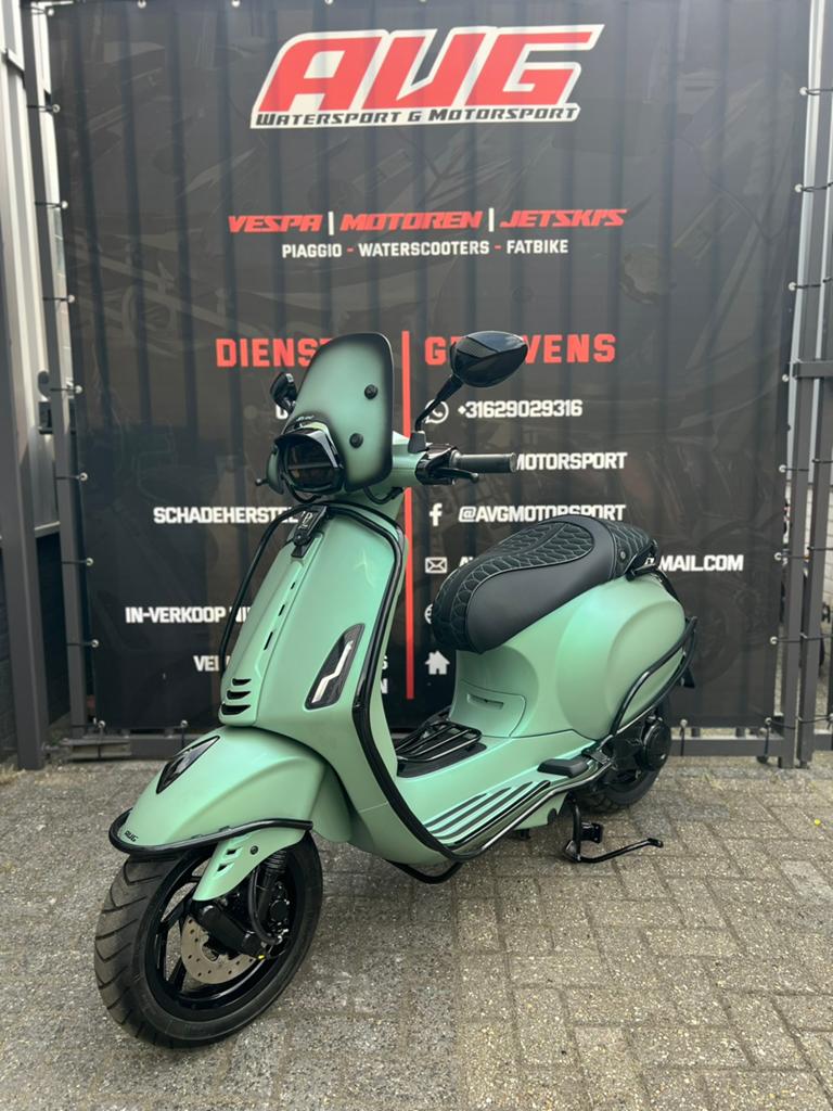 CUSTOM Amethyst Green Vespa Sprint brom facelift ZGAN!!, Overige modellen, Maximaal 45 km/u, Ophalen of Verzenden, Zo goed als nieuw