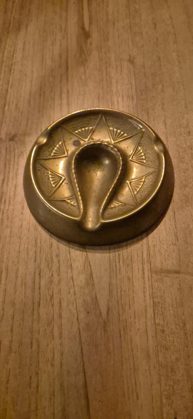 vintage koperen sterasbak van tabaksmerk Th. Niemeijer, Ophalen of Verzenden, Koper