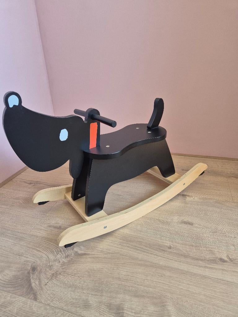 Houten hobbelpaard - Takkie, Ophalen, Gebruikt