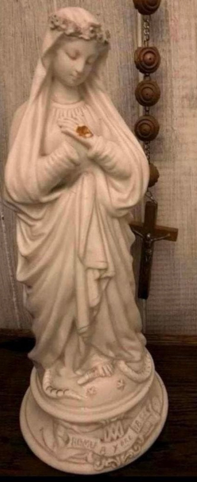 Maria ,antiek,wat beschadigd,maar toch mooi!, Ophalen of Verzenden