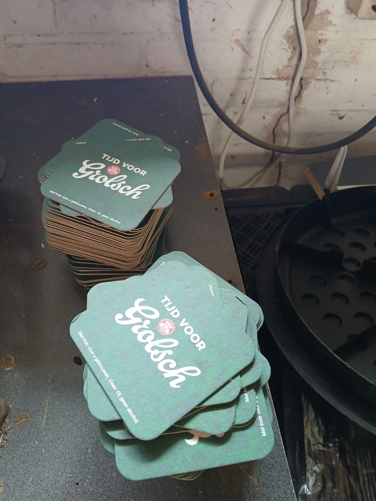 Gratis bierfiltjes Grolsch, ongeveer 100 stuks, Verzamelen, Biermerken, Ophalen, Nieuw, Grolsch