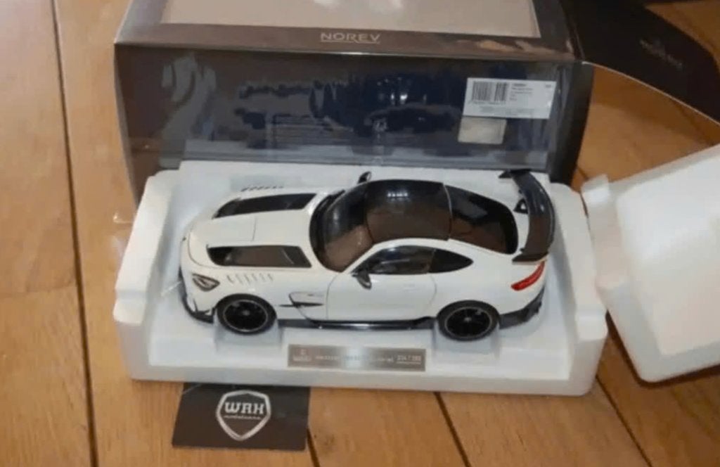 1:18 MERCEDES AMG GT BLACK SERIES white 183901 Norev WRH, Verzenden, Zo goed als nieuw, Auto, Norev