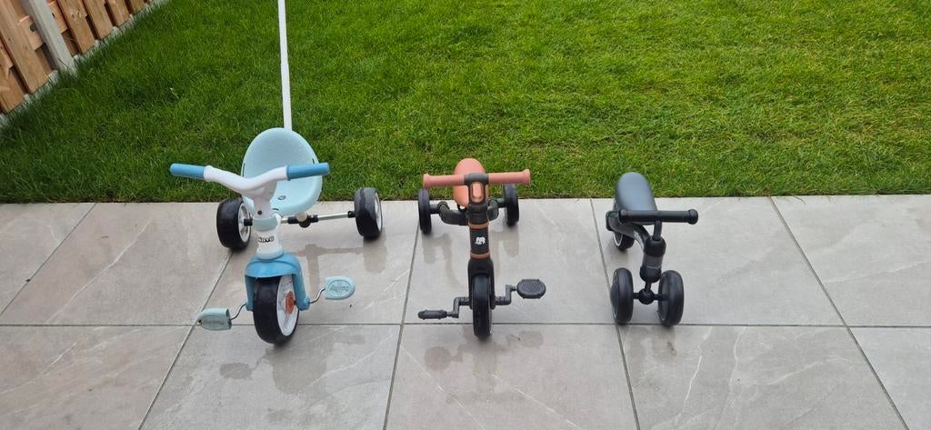Diverse kinderfietsjes, Ophalen, Gebruikt, Loopfiets