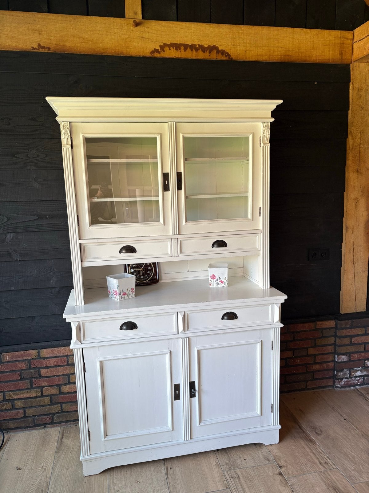 Buffetkast wit - 190x120x50/35 cm, Huis en Inrichting, Ophalen, Gebruikt, 100 tot 150 cm, Met lade(s)
