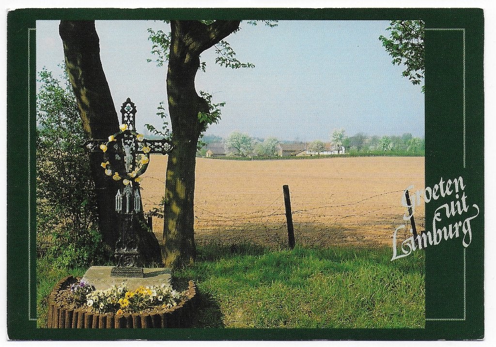 Limburg Veldkruis Gelopen Ansichtkaart ( B5971 ), Ophalen of Verzenden, 1980 tot heden, Gelopen, Limburg