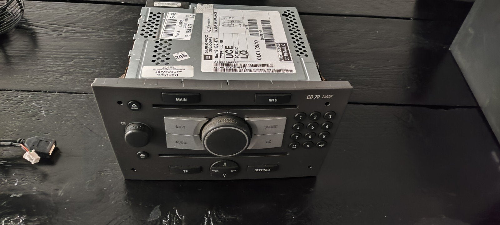 Originele Opel Vectra C radio compleet met toebehoren, Ophalen of Verzenden, Zo goed als nieuw