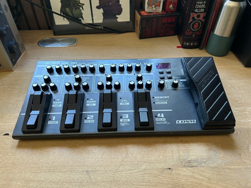 Boss ME-80 Gitaar Multi-Effectenprocessor, Muziek en Instrumenten, Effecten, Ophalen of Verzenden, Gebruikt, Multi-effect