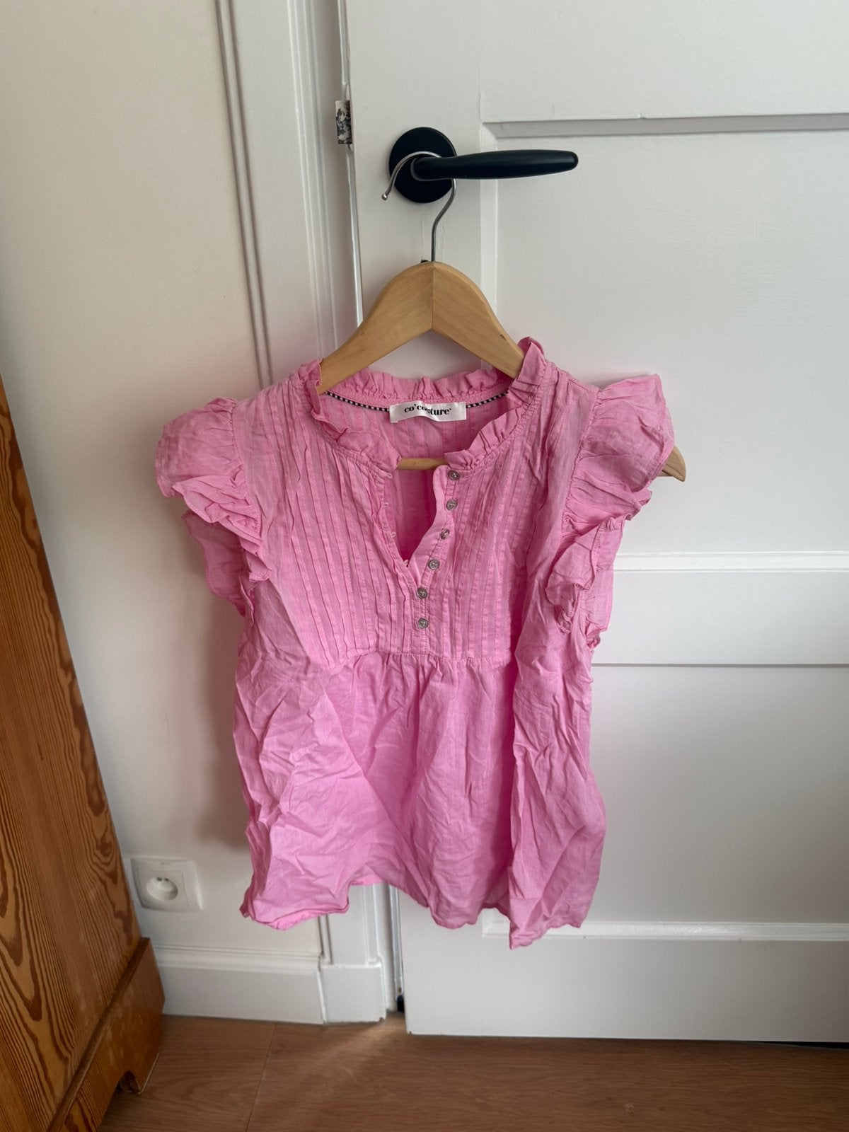 Co’couture roze blouse, Ophalen of Verzenden, Zo goed als nieuw, Maat 36 (S), Roze