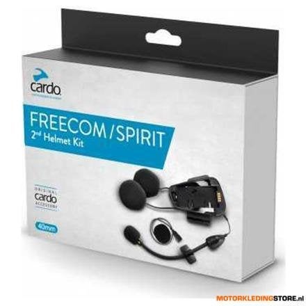 Cardo Audio kit Freecom Spirit 2e helm HD kit, Zwart, Ophalen of Verzenden, Nieuw met kaartje