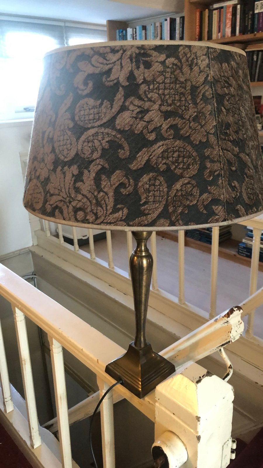 Tafellamp met stoffen kap - Light Makers, Ophalen, Overige merken, Meerkleurig, E27 (groot)