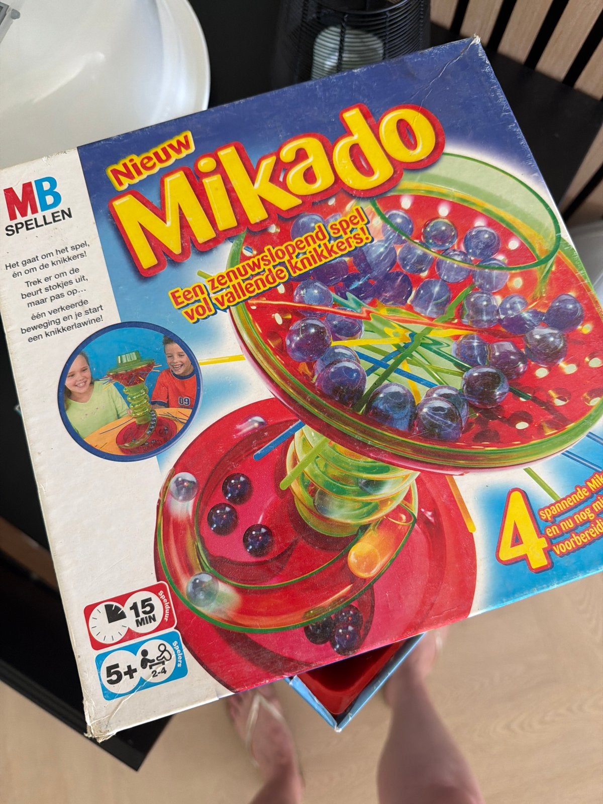 Mikado knikkerspel - Spannend en zenuwslopend!, Hobby en Vrije tijd, Gezelschapsspellen | Overige, Drie of vier spelers, Ophalen