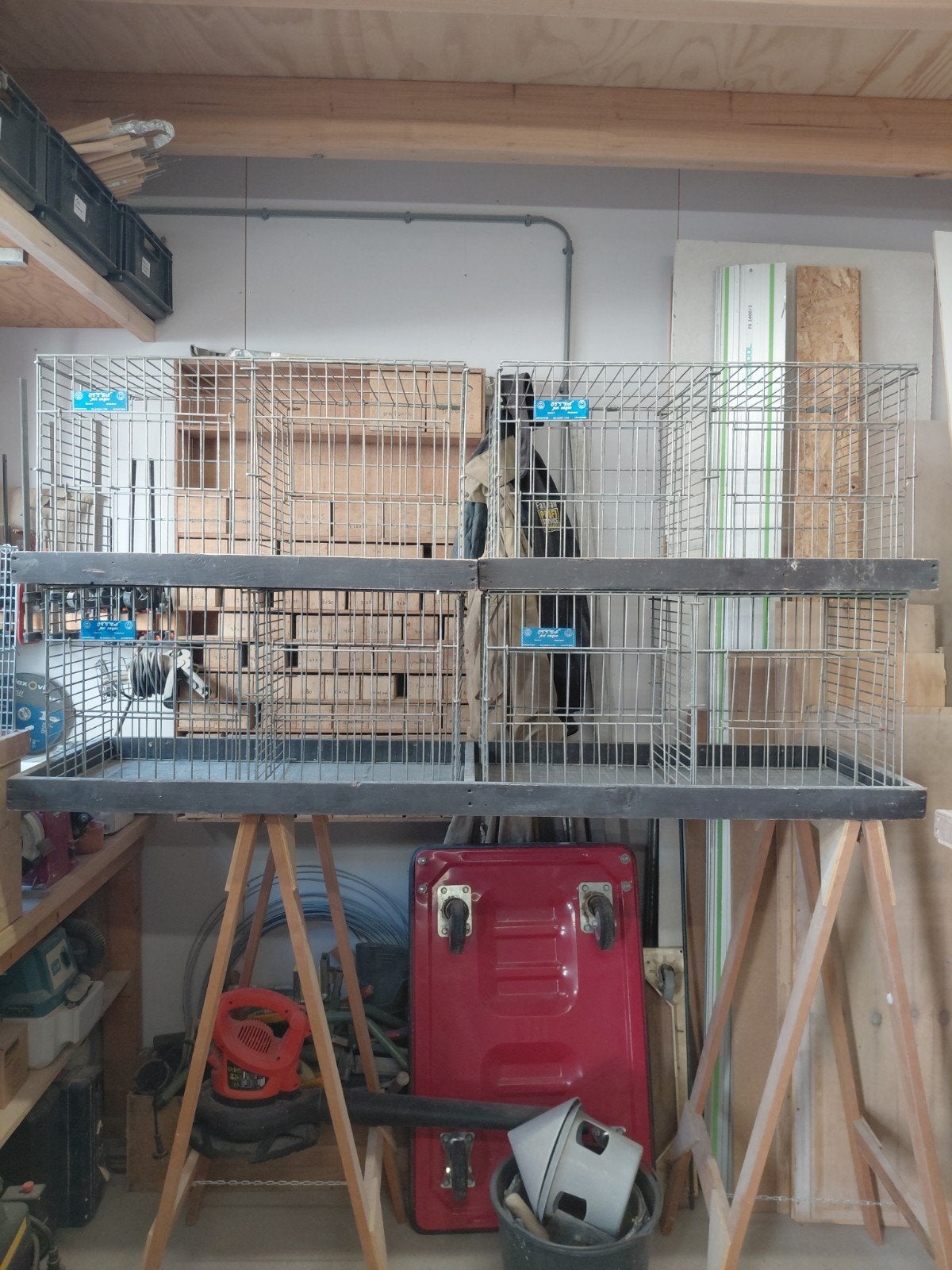 tentoonstellingskooien, Dieren en Toebehoren, Ophalen of Verzenden, Zo goed als nieuw, Kunststof, Broedkooi of Kweekkooi